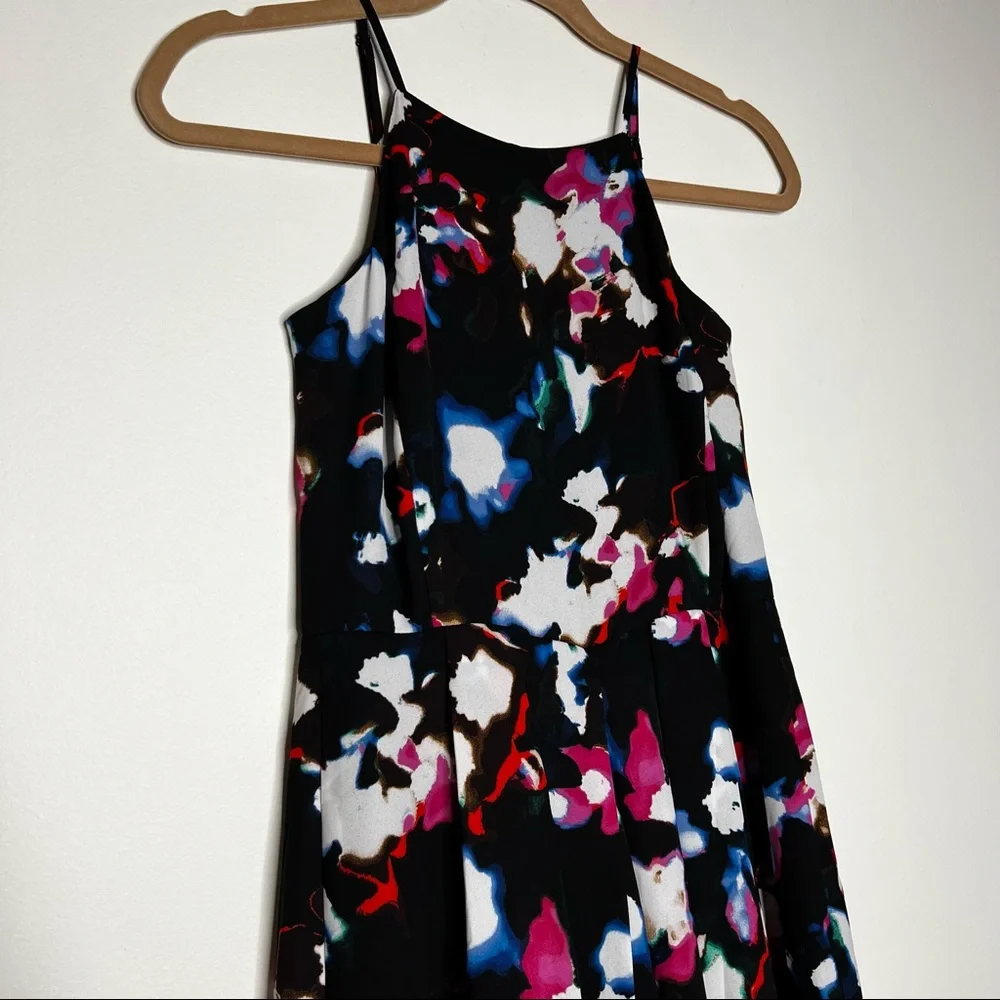 1. State Jumpsuit Romper Floral Culotte Black Colorful - Picture 5 of 13